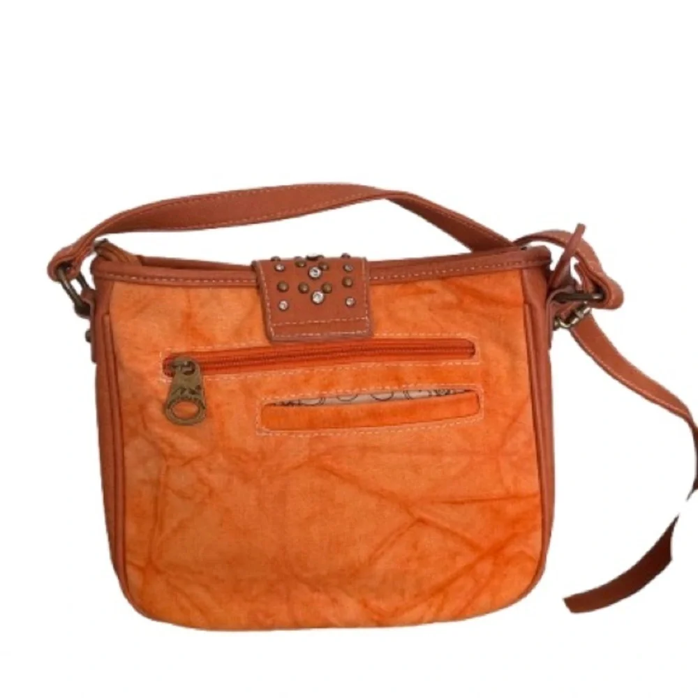 Montana West Orange Saddle Bag Western Studded Swiftie Orange Era Concert - Picture 3 of 13
